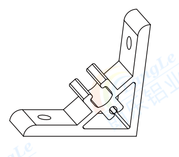 90 degree support connector, 4080