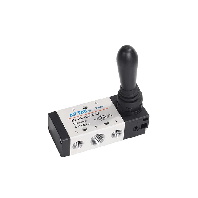 Hand Lever valve(Manual return) 5W2P 4H210-08 1/4"