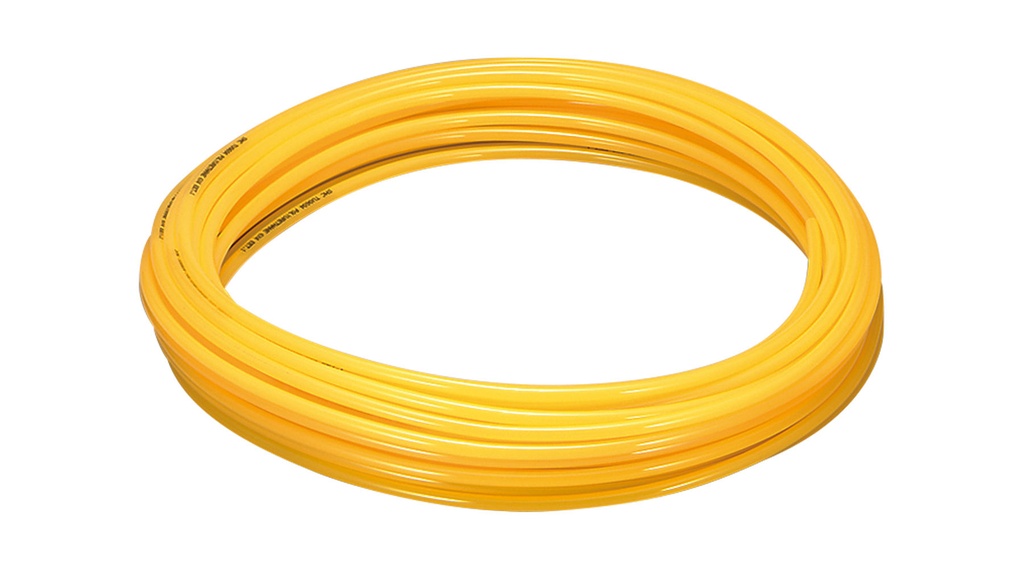 PU Hose 6X4 Clear Yellow 