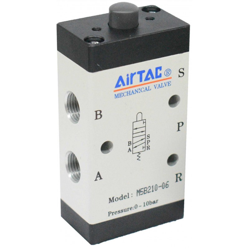 Manual control valve M5B2108 1/4" 5/2 Way- Modular