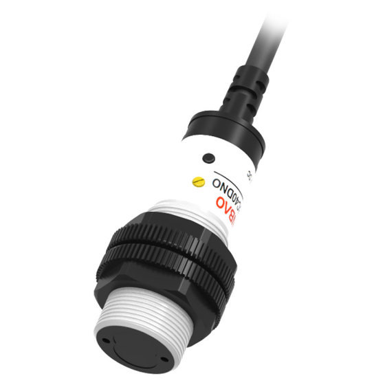 Retro Reflective Sensor, Plastic M18, 3M Range, PNP, NO+NC, 24VDC 