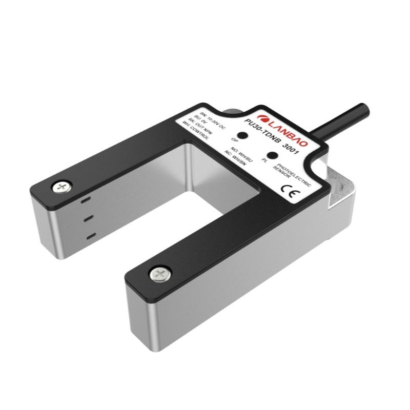U shape Fork sensor, PU30, PNP, 30mm range 