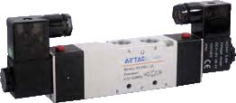 Pneumatic Valve (Solenoid) 5W3P 4V330E-10-A AC220V 3/8"