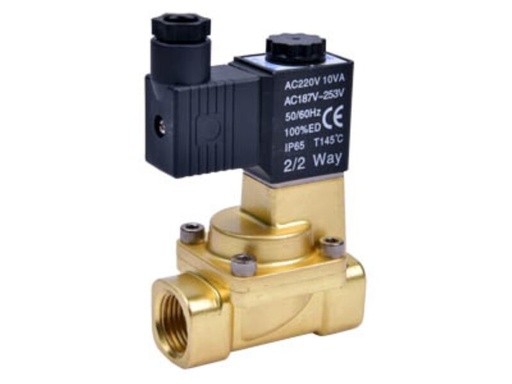 [2KWA150-15-X0-G] Fluid Valve 2KWA150, Brass, 1/2", Internal Pilot, Normally Open (Body Only)
