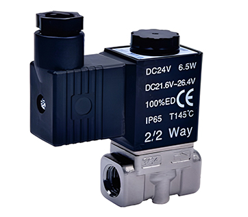 [2KLAH03006G-X0] Fluid Valve 2KLAH030, Stainless Steel, 1/8", Direct Acting, Normally Open (Body Only)