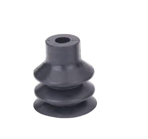 [SPC10WS] Suction Cup - 10mm 2.5 bellow White Silicone - SPC10WS