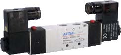 [4V22008A] Pneumatic Valve (Solenoid) 5W2P 4V220-08-A AC220V 1/4"
