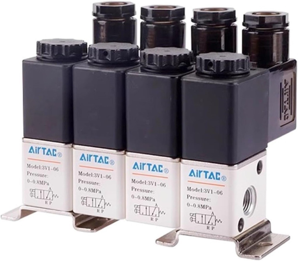 [3V106-X0] Pneumatic Valve (Solenoid) 3V106 Direct Acting NC 1/8"  