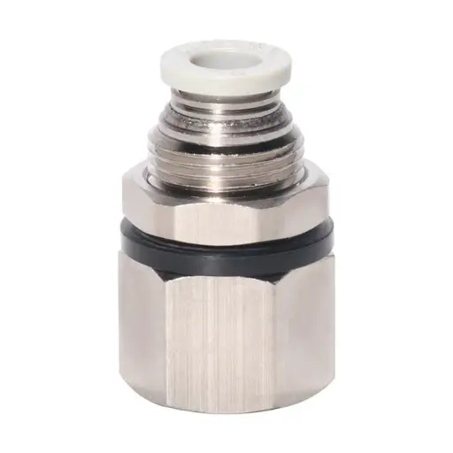 [PMF802] Pneumatic Bulkhead Connector PMF802 8mm 1/4"
