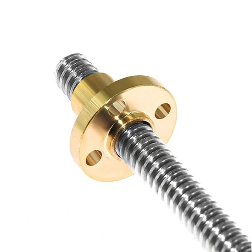 [T20x4-Nut] Lead Screw Nut - T20x4 - Brass - 20mm - 4mm Lead