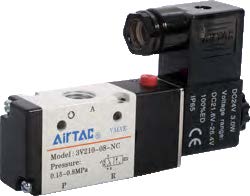 [3V21008NCB] Pneumatic Valve (Solenoid) 3W2P 3V210-08NC-B DC24V 1/4"