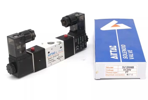 [3V22008B] Pneumatic Valve (Solenoid) 3W2P 3V220-08-B DC24V 1/4"